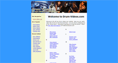 Desktop Screenshot of drum-videos.com
